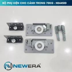 Phụ kiện cánh trong cửa trượt lùa 2 cánh song song phủ hồi, tải trọng 70kg/cánh