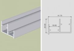 Ray dẫn hướng dưới cửa lùa cánh phủ (dùng với loại NE445ID và NE446OD) dài 2m