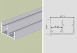 Ray dẫn hướng dưới cửa lùa cánh phủ (dùng với loại NE445ID và NE446OD) dài 3m