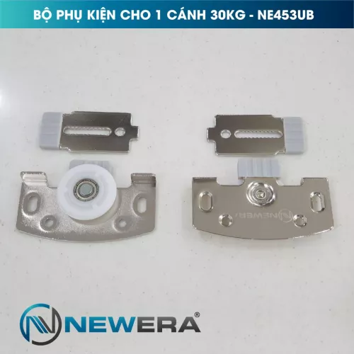 Phụ kiện cửa trượt lùa cánh lọt NewEra tải trọng 30kg/cánh