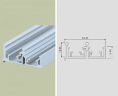 Ray trượt trên cửa lùa cánh phủ (dùng với loại NE445ID và NE446OD) dài 2,5m
