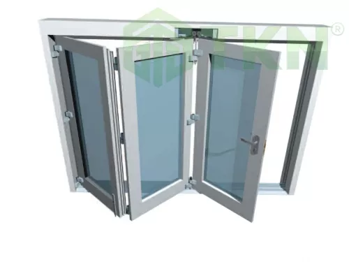 Ray cửa trượt gấp Henderson Flexirol cánh khung nhôm rộng 1200mm, tải trọng 1 cánh 125kg