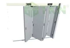 Ray cửa trượt gấp Henderson Flexirol cánh rộng 1200mm, tải trọng 1 cánh 125kg