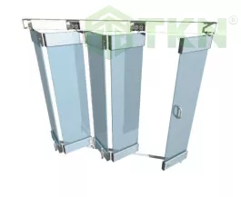 Ray cửa trượt gấp Henderson Traverse Glass cánh kính rộng 900mm, tải trọng 1 cánh 60kg