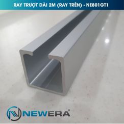 Ray trượt cửa trượt lùa, cửa trượt gấp NewEra dài 2m