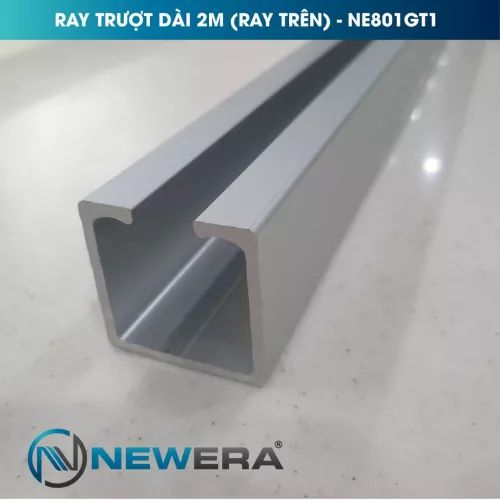 Ray trượt cửa trượt lùa, cửa trượt gấp NewEra dài 2m