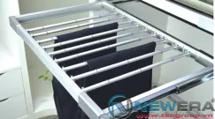 Khung rổ treo quần áo giảm chấn rộng 744-864mm