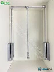 Giá treo quần áo di động, có giảm chấn, tải trọng tối đa 12kg