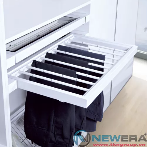 Khung rổ treo quần áo giảm chấn rộng 704-784mm