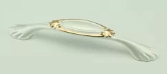 Tay nắm tủ bếp, nội thất cổ điển kẽm tâm lỗ khoan 128mm NE2622.128WG