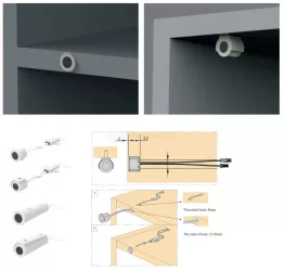 Cảm biến bật tắt đèn bằng cách đóng mở ngăn kéo hoặc cánh tủ NE1102S60W