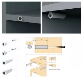 Cảm biến vẫy tay lắp âm hoặc nổi NE1103S60W
