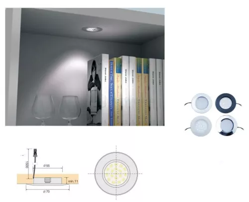 Đèn LED lắp nổi NE1121.60A1.8