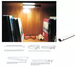 Đèn LED cảm biến dùng pin sạc lại NE3S1.5W