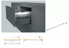 Đèn LED cảm ứng bật tắt bằng cách đóng mở ngăn kéo hoặc cánh tủ NE4500.862A5.4