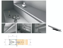 Đèn LED chưa có cảm biến lựa chọn lắp thêm cảm biến rời NE2600.564A2.70
