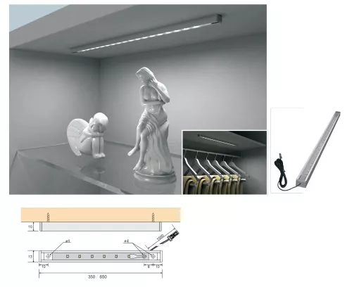 Đèn LED lắp nổi chưa có cảm biến NE2300.650A2.18