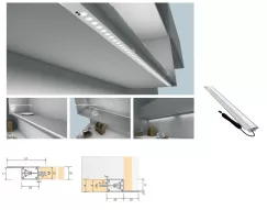 Đèn LED lắp nổi chưa có cảm biến NE2700.364A1.62