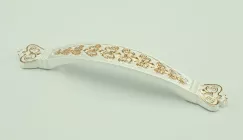 Tay nắm tủ bếp, nội thất cổ điển kẽm tâm lỗ khoan 128mm NE2465.128WG
