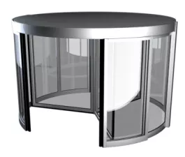 Cửa tự động xoay BESAM RD3, xoay 3 cánh