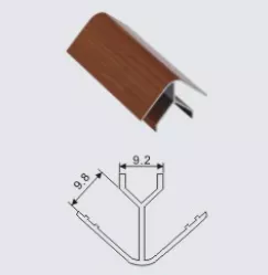 Nối góc dài 3m bằng nhôm NE1623.3000