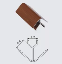 Nối góc dài 3m bằng nhôm NE1623.3000