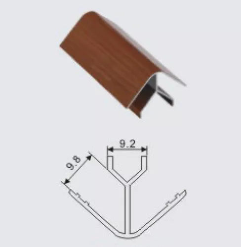 Nối góc dài 3m bằng nhôm NE1623.3000