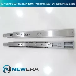 Ray bi 3 tầng giảm chấn gắn liền NewEra 300mm