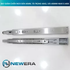 Ray bi 3 tầng giảm chấn gắn liền NewEra 450mm