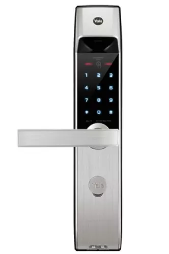 Khóa cửa điện tử, mật mã kết hợp vân tay Yale YDM4115