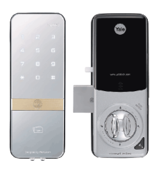 Khóa cửa điện tử Yale YDR323, thẻ từ kết hợp mật mã cho cửa kính