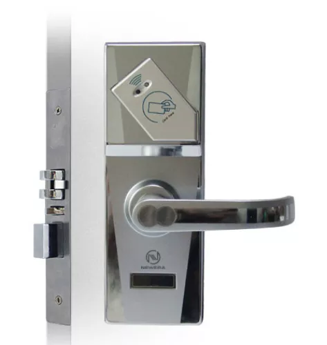 Khóa thẻ từ khách sạn NewEra NE6666HL33IC màu chrome