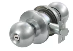 Khóa cửa nắm đấm 1 đầu bấm, 1 đầu không chìa NE587NS