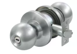Khóa cửa nắm đấm 1 đầu bấm, 1 đầu không chìa NE587NS