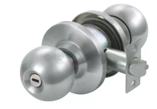 Khóa cửa nắm đấm 1 đầu bấm, 1 đầu không chìa NE587NS
