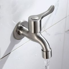 Vòi chậu rửa bát chất liệu inox 1 đường lạnh NE304K21