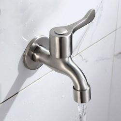 Vòi chậu rửa bát chất liệu inox 1 đường lạnh NE304K21