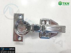 Bản lề NewEra thẳng SUS 304 giảm chấn, lắp nhanh 899A