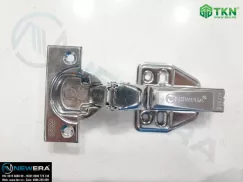 Bản lề NewEra thẳng SUS 304 giảm chấn, lắp nhanh 899A