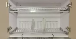Giá để bát đĩa 2 tầng inox 304 cao cấp có khay hứng nước NE0280A