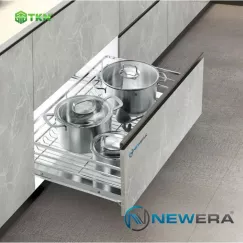 Giá để xoong nồi NewEra 750mm inox 304 nan dẹt NE699.750