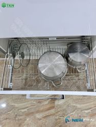 Giá để xoong nồi NewEra 800mm inox 304 nan dẹt NE699.800