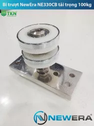 Bi trượt cửa gấp NewEra cánh chẵn tải trọng 100kg/cánh NE330CB-1