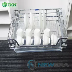 Giá để xoong nồi bát đĩa NewEra 700mm inox nan 304 NE266.700