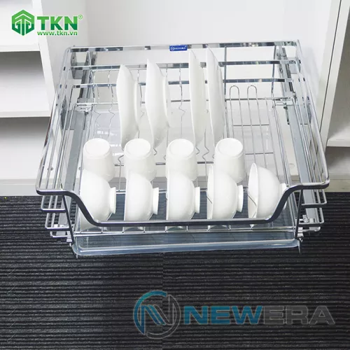 Giá để xoong nồi bát đĩa NewEra 700mm inox nan 304 NE266.700