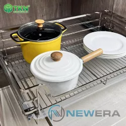 Giá để xoong nồi NewEra 700mm inox 304 nan dẹt NE288.700