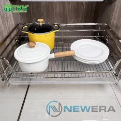 Giá để xoong nồi NewEra 800mm inox 304 nan dẹt NE288.800