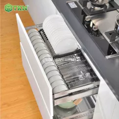 Giá để bát đĩa đa năng NewEra 600mm inox hộp 304 NE377.600