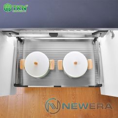 Giá để xoong nồi NewEra 600mm inox hộp 304 NE388.600