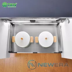Giá để xoong nồi NewEra 700mm inox hộp 304 NE388.700L